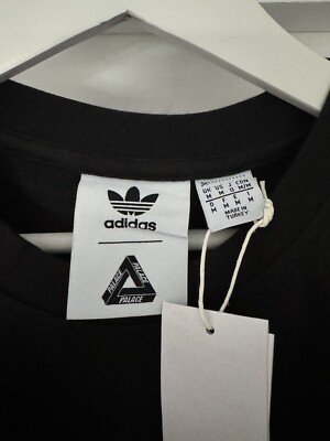 未使用 PALACE x ADIDAS ゲームシャツ サイズM 黒 未使用 PALACE x ADIDAS ゲームシャツ サイズM 黒 未使用 PALACE x