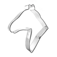 Horse Head Cookie Cutter 4.5'' Metal Farm Ranch Animal Made in the USA