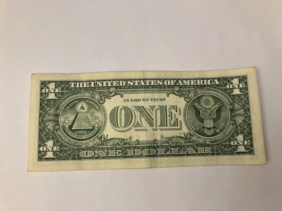 1944 August 3rd or 1944 March 8th 08031944  BIRTHDAY-ANNIVERSARY $1 ONE DOLLAR - Image 2 of 2