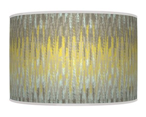 mustard and grey lamp
