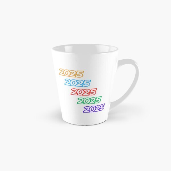 2025 new year colorful  Tall Mug , Gift For Family