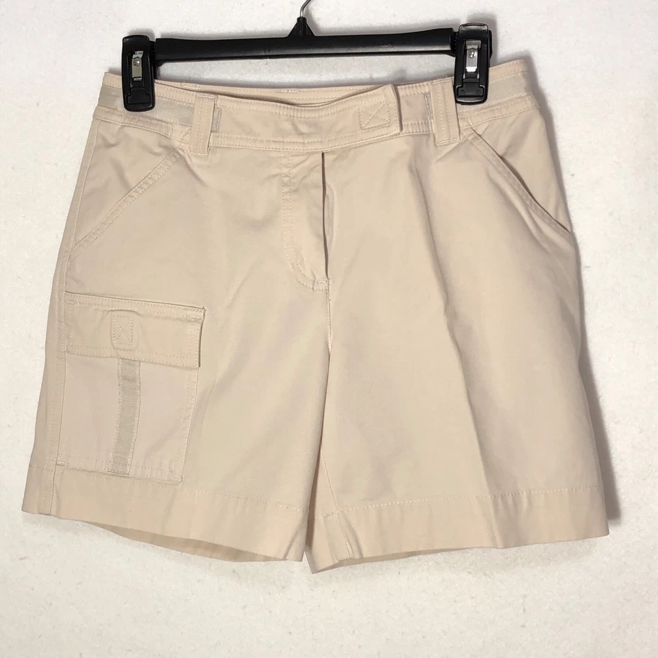 Pantalones cortos elásticos para mujer Jill talla 2 cremallera frontal 5 bolsillos originales $69 Foto 4 de 4