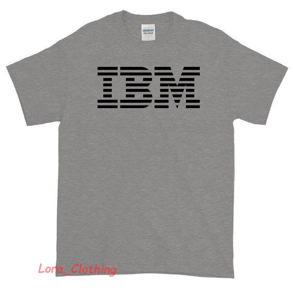 USA製 IBM 企業 ロンT XXL IBM International Business Machines Logo American Funny T Shirt