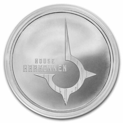 2021 DUNE  House Harkonnen 1 oz .999 silver round Barron Vladimir, Arrakis NEW!