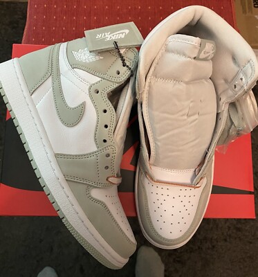 Nike Air Jordan 1 High Light green 42 US8,5 weis Mint grün