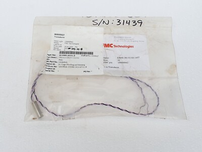 FMC Technologien 100060942 Transducer Kongsberg Dosierung Wie # Neu