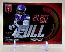 2025 Panini Donruss Elite - Full Throttle Jordan Addison #7 /99