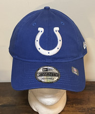 New Era 9Twenty Indianapolis Colts Blue Adjustable Stap Dad Hat
