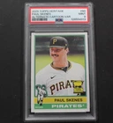 2025 TOPPS HETITAGE PAUL SKENES ALTERNATE CARTOON VARIATION SSP #60 PSA 9