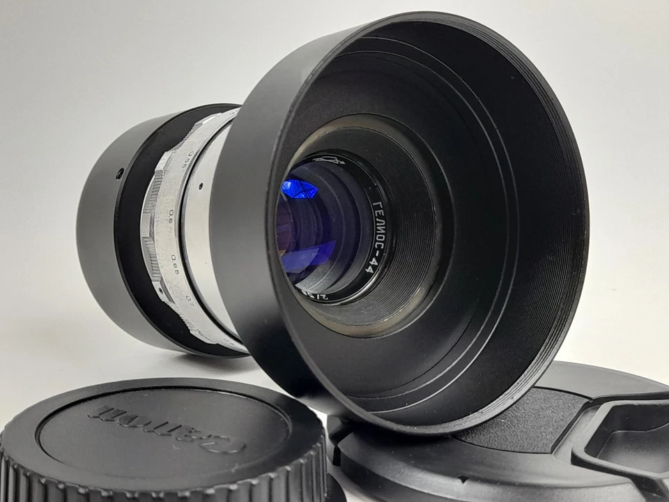 Lente Super Bokeh KMZ HELIOS 44 F/2 58 mm rara temprana 13 hojas diseñada por Biotar Foto 4 de 4