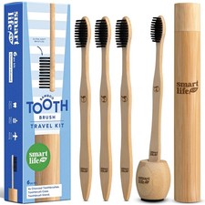 Bamboo Toothbrushes Biodegradable Manual Wooden Toothbrush Soft Bristle