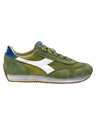 Shoes Diadora Heritage Equipe Suede Sw Trainers Man  Dark Green