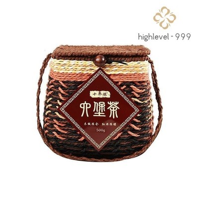 Liubao Tea Wuzhou Top Dark tea Ripe Tea Red Bean Aroma Natural Herbal for Health