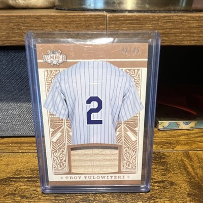 2025 Leaf Lumber Troy Tulowitzki Game Used Bat Relic /45 #33 Rockies 