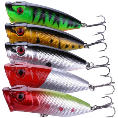Topwater Popper Salzwasserköder Uferguss stabile Kunststoffkonstruktion