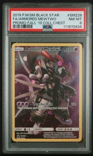 armored mewtwo pokemon card price Full Art/Armored Fall 2019 Collector Chest (SM228) 2019 SM Black Star Promo Black Star Promos Type Pokemon TCG Armored Mewtwo Card
