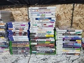 Huge Video Game Lot 100 Games Mixed Consoles