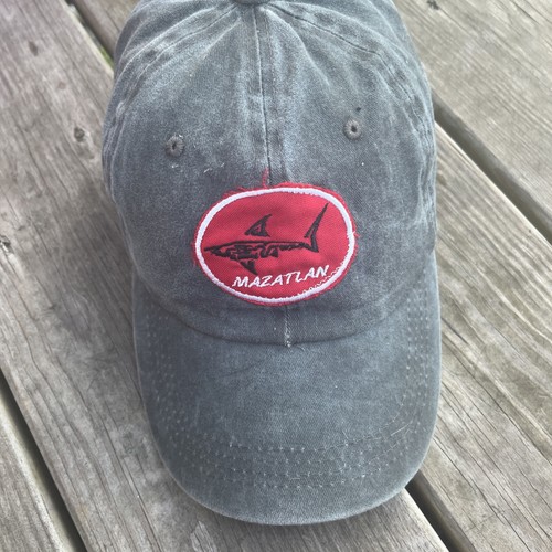 Mazatlan Mexico Strapback Baseball Cap One Size Adjustable Embroidered Shark - Picture 4 of 10