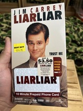 Liar Liar VHS SEALED Watermarks Hype Universal Jim Carrey Jennifer Tilly VTG