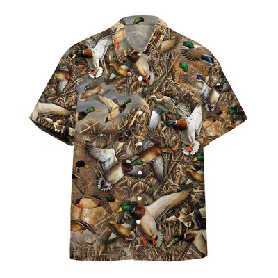3D Duck hunting hawaii shirt