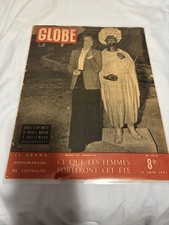 GLOBE June 13 1945 French Magazine Michele Morgan Hollywood WWII Era