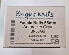 Image of Brightnails 65mm Anthracite Grey  Poly Top Nails