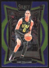 7321K 2024-25 Panini Select #71 Cody Williams Blue (Retail)