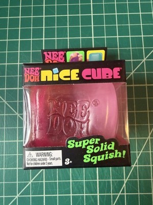 Authentic Brand New NeeDoh Nice Cube Nee Doh PINK Original Ice Cube