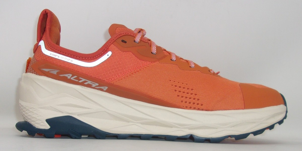 MEN\'S ALTRA OLYMPUS 5 BURNT ORANGE COMFORTABLE FIRM TRAINING SNEAKERS SIZE 10D Cut in half: Altra Olympus 5 Review | RunRepeat main image 3