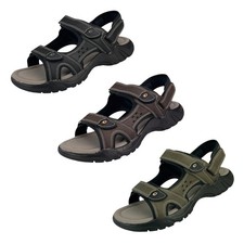 Herren Sandalen Klettverschluss Sandaletten Trekking Outdoor Freizeit Sommer NEU