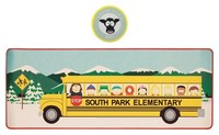 South Park Schreibtischunterlage Und Untersetzer-Set, Grundschulbus, Fanattik