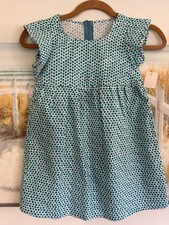 NWT Girls Dresses Size 7-8 Blue Polka Dot Dress Fall Dress Summer Dress