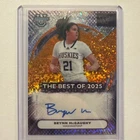 2025-26 Bowman U Best of 2025 - Orange Brynn McGaughy Rookie Auto /25 NM+ Huskie