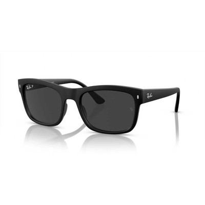 Ray-Ban RB4428 Polarized Sunglasses - Matte Black Frame Black Lens
