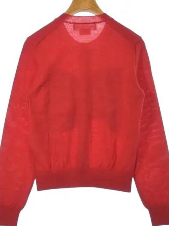 Cárdigan tejido rojo Comme des Garçons niña suéter lunares lazo Foto 2 de 4