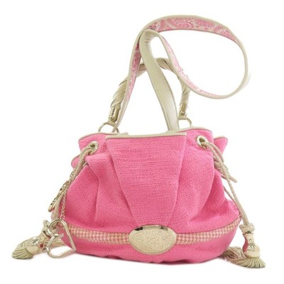 LANCEL  Brigitte Bardot Collaboration 2-Way Tote Bag Canvas  Ladies [Used]