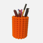 Halloween Pumpkin Desk Storage Cup–Spooky Pencil Holder for Office & Home Decor