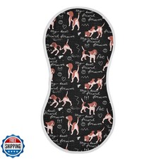 vvfelixl Burp Cloths Beagle Dogs Friends for Baby Boy Girls Baby Washcloths B