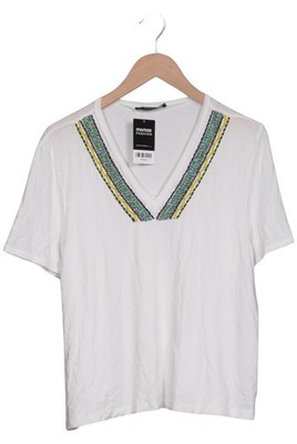 WEEKEND Max Mara T-Shirt Damen Shirt Kurzärmliges Oberteil Gr. XL Weiß #7wimguu