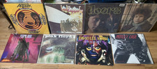 8 Vinyl LP LOT Pink Floyd DOORS (mono) Bob Dylan Motley Crue Anthrax Zeppelin