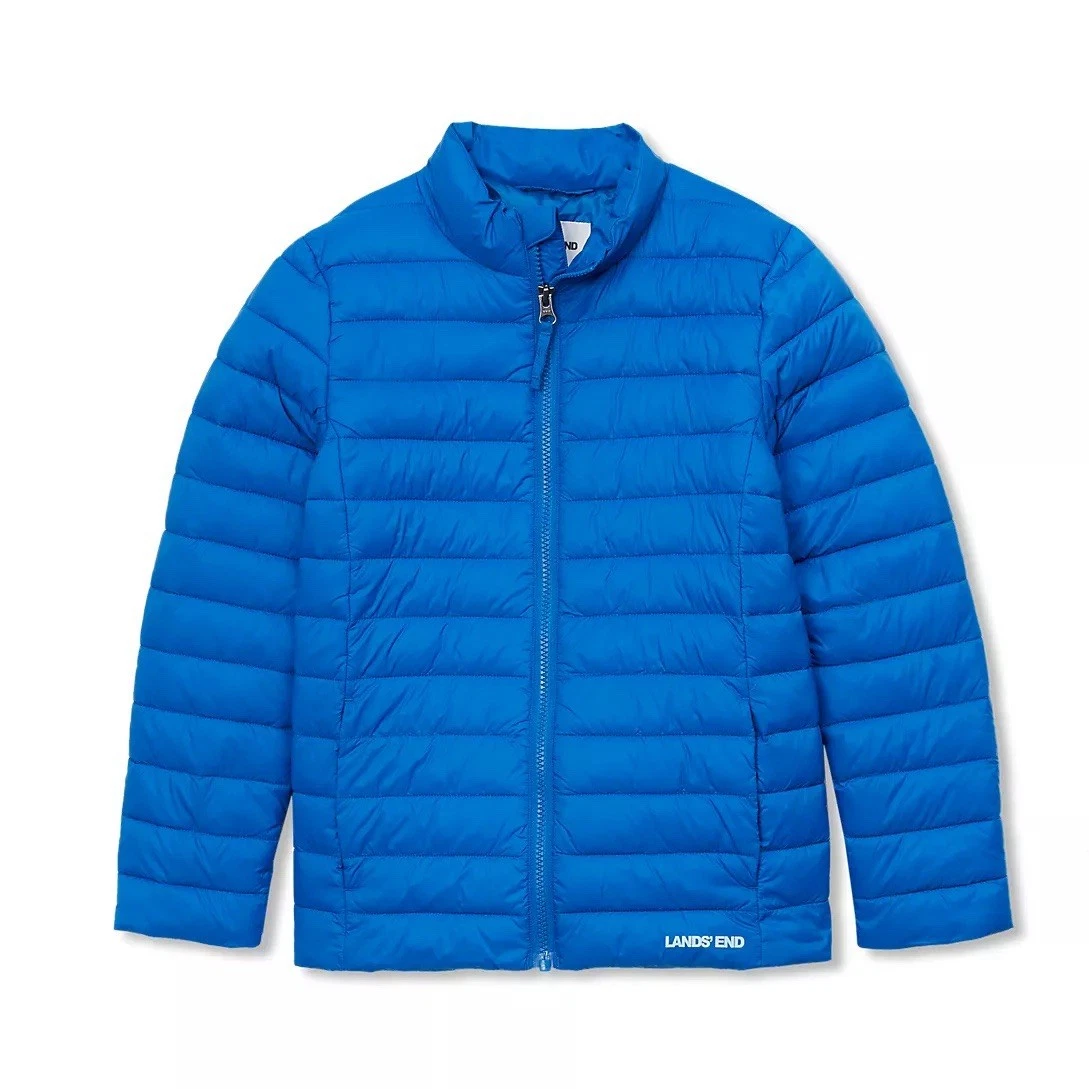 Kids FeatherFree™ Insulated Packable Jacket Blue Boys Size Small 8