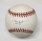 Eddie Yost Signed Auto Rawlings Official American League Baseball SENATORS