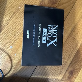 SNK NEO GEO X GOLD LIMITED EDITION CONSOLE - TESTED AND WORKING