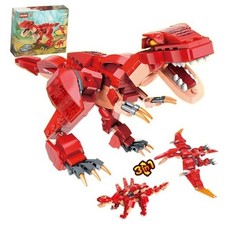 STEM 3 in1 Dinosaurs Building Kits 287PCS, Toys for Kids Age 6-10 Dinosaur-1