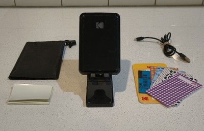 KODAK Step Instant Smartphone Photo Printer Portable Bluetooth Zinc 2x3in Black