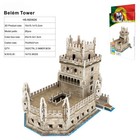 3D Jigsaw Puzzle Belem Tower Building Paper Model Set For Party Games child 26PC