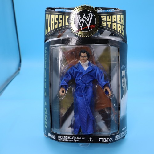 WWE Andy Kaufman Jakks Wrestling Actionfigur 2008 Classic Superstars Neu in Verpackung