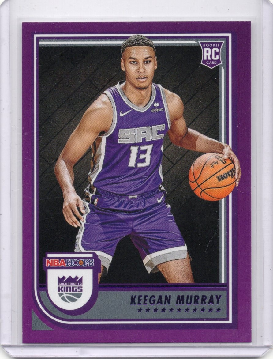 2022-23 Panini NBA Hoops - Rookies Keegan Murray #234 Purple (RC) Kings