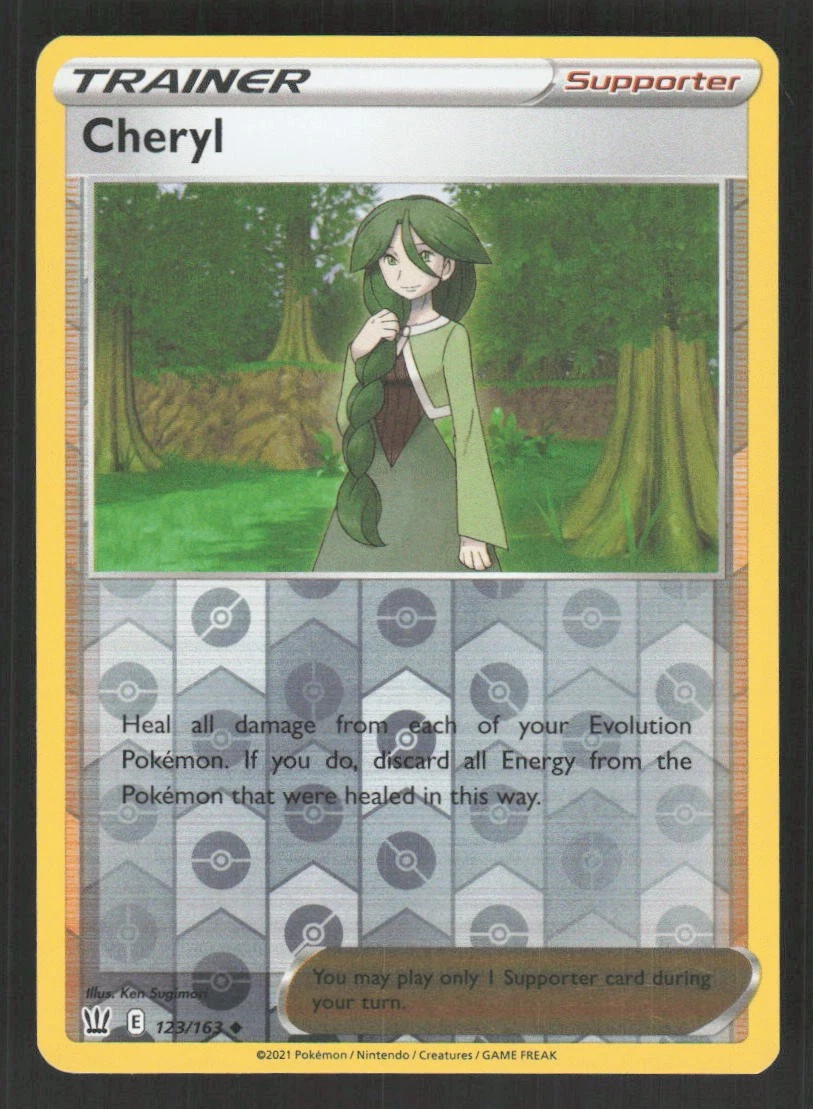Pokemon TCG Battle Styles Reverse Holo Cheryl #123/163 | eBay