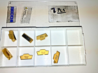New Seco Muti-directional turn/groove Inserts. (LCMR160608-0600MT, CP500) (7Pcs.